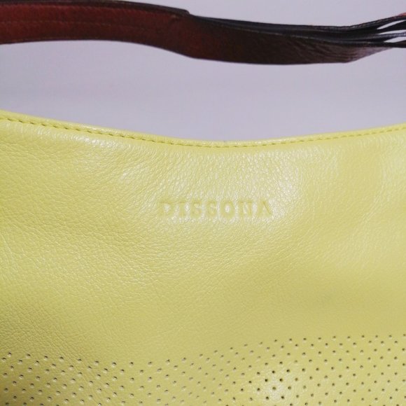 Dissona Small Yellow Leather Purse Italy Gorgeous - Picture 6 of 9